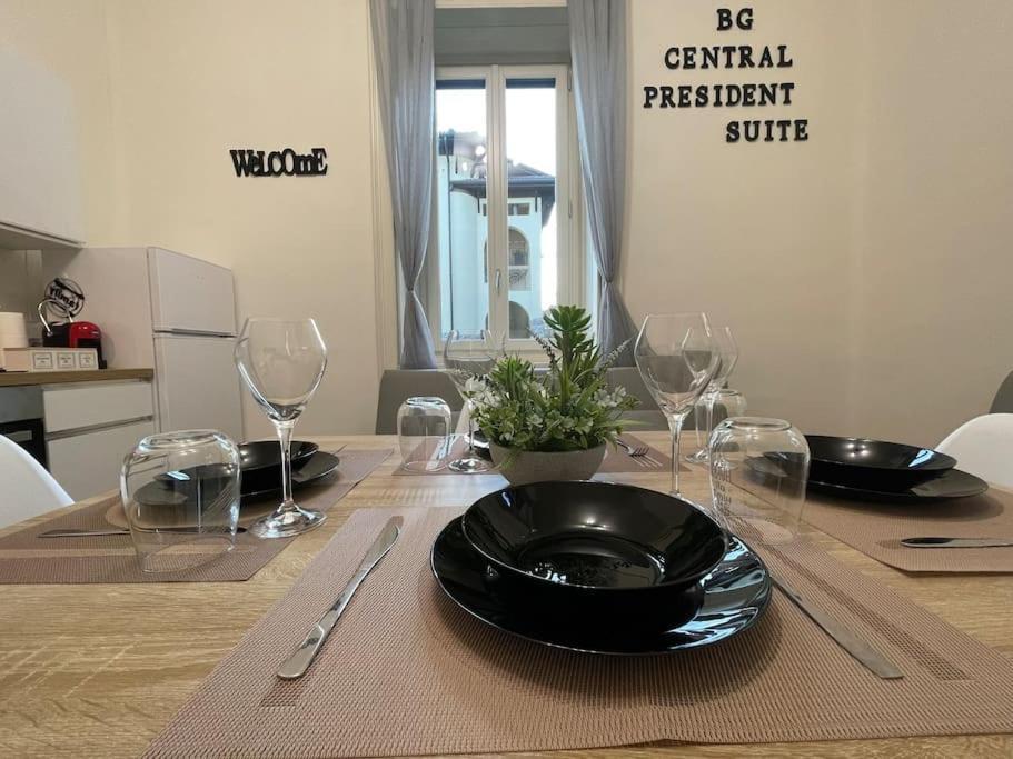 ברגמו Bg Central President Suite Con Parcheggio - Vista Citta Alta מראה חיצוני תמונה